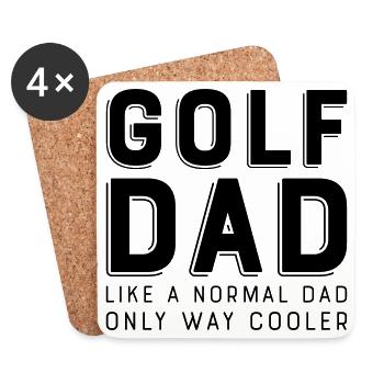 golf - Coasters (set of 4) - white - Front