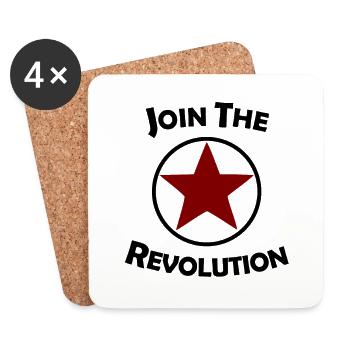 Socialism Revolution - Coasters (set of 4) - white - Front