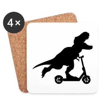 Scooter Hobby Sport Tricks Lebensstil Geschenk - Untersetzer (4er-Set) - Weiß - Vorne