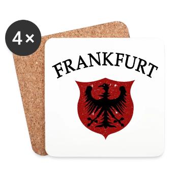 frankfurter - Coasters (set of 4) - white - Front