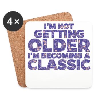 Statement Birthday - Coasters (set of 4) - white - Front