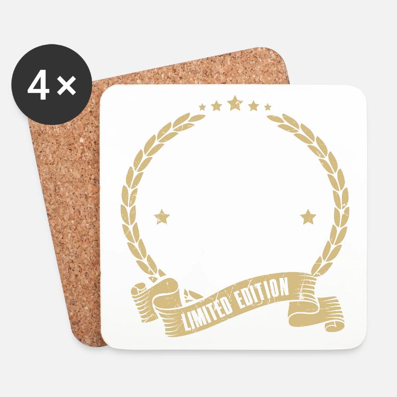 Bester Opa Limited Edition Russisch für Großvater - Untersetzer (4er-Set) - Weiß