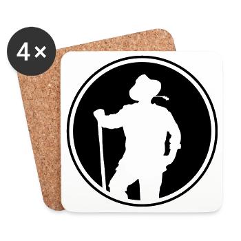 farmer kreis - Dessous de verre (lot de 4) - blanc - Devant