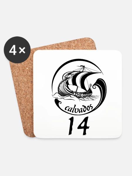 Calvados - Untersetzer (4er-Set) - Weiß