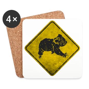 Koala - Untersetzer (4er-Set) - Weiß - Vorne