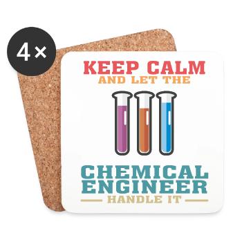 Funny Chemical Engineering Quote for Chemical Engi - Coasters (set of 4) - white - Front
