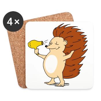 I have the hair beautiful - Coasters (set of 4) - white - Front