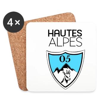 High Alps - Coasters (set of 4) - white - Front