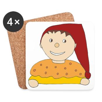 Kasperl - Coasters (set of 4) - white - Front
