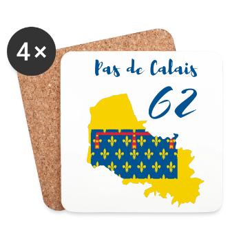 Keine Calais - Untersetzer (4er-Set) - Weiß - Vorne