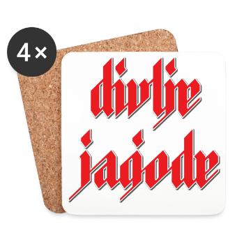 Divlje Jagode Bosnian Hard Rock Heavy Metal Jugo - Untersetzer (4er-Set) - Weiß - Vorne