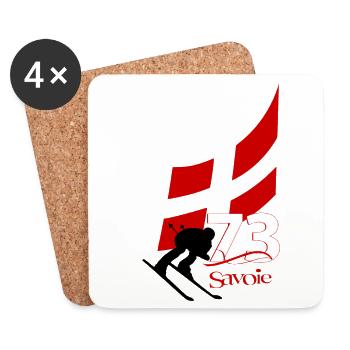 Savoie - Untersetzer (4er-Set) - Weiß - Vorne