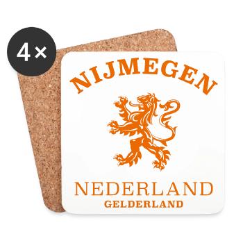 NIMÈGUE Nederland Niederlande Pays-Bas - Dessous de verre (lot de 4) - blanc - Devant