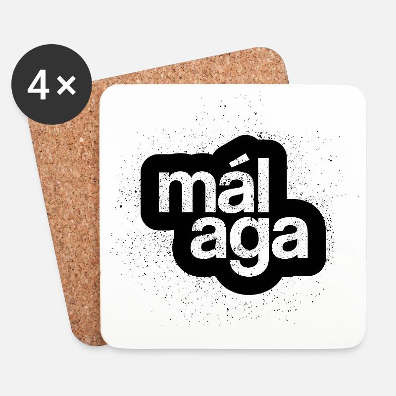 Malaga - Untersetzer (4er-Set) - Weiß