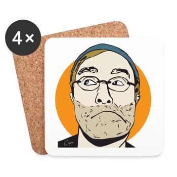 Lucius - Coasters (set of 4) - white - Front