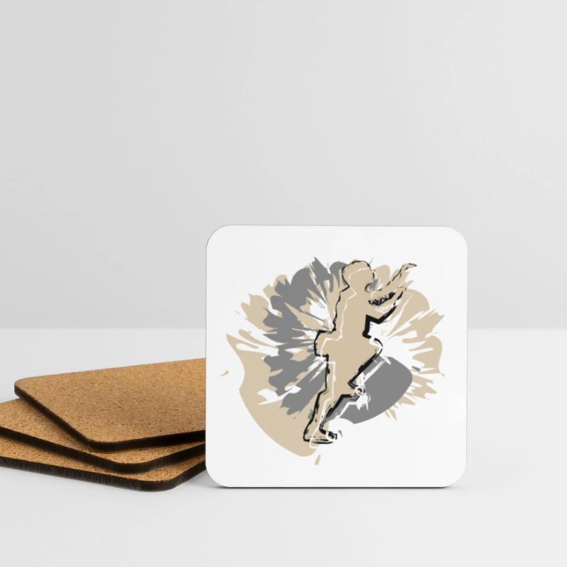 Valentine's Day climbing for men Coasters (set of 4)