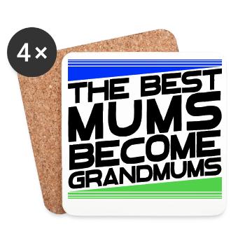 Cool Grandma Statement Grandmother Congratulations - Coasters (set of 4) - white - Front