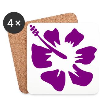 Mother's Day Gift Mother's Day Gift Idea - Coasters (set of 4) - white - Front