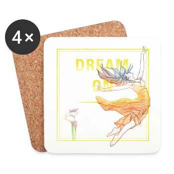 Dream On - Untersetzer (4er-Set) - Weiß - Vorne