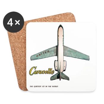 CARAVELLE création Louis RUNEMBERG © Adagp - Dessous de verre (lot de 4) - blanc - Devant
