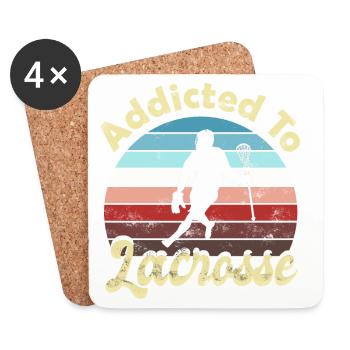 Lacrosse - Coasters (set of 4) - white - Front