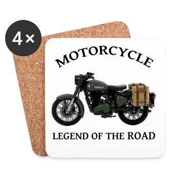 MOTO ARMEE création Louis RUNEMBERG © Adagp - Dessous de verre (lot de 4) - blanc - Devant