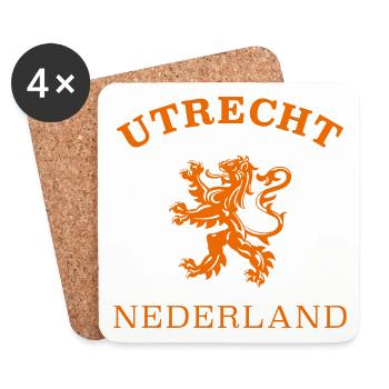 UTRECHT Nederland Niederlande Pays-Bas - Dessous de verre (lot de 4) - blanc - Devant