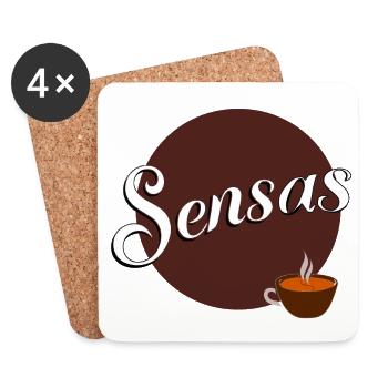 Sensas - Coasters (set of 4) - white - Front