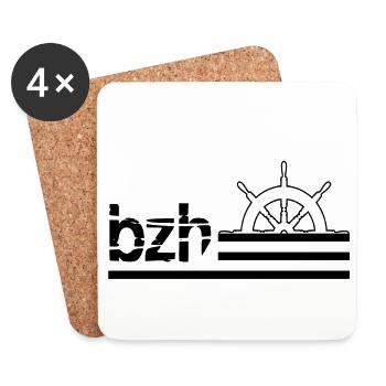 Breizh - Dessous de verre (lot de 4) - blanc - Devant