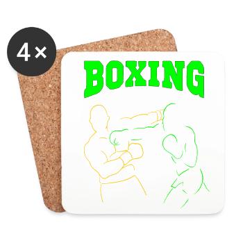 Boxen - Untersetzer (4er-Set) - Weiß - Vorne