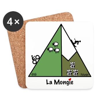 La Mongie - Coasters (set of 4) - white - Front