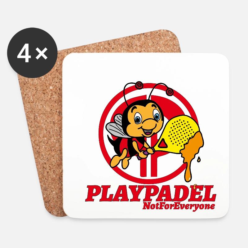 Ape Padel Exklusiv - Untersetzer (4er-Set) - Weiß
