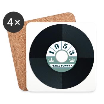 Vintage 1953 - Coasters (set of 4) - white - Front