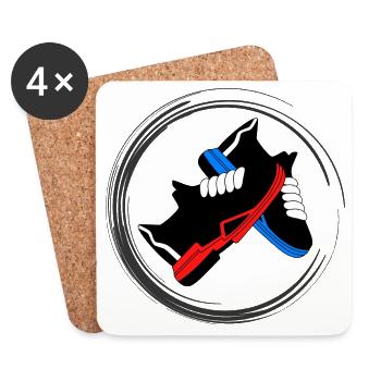 Shoes - Coasters (set of 4) - white - Front