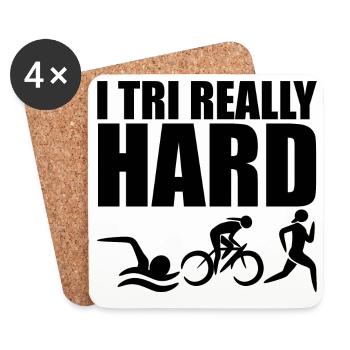 Triathlon - Coasters (set of 4) - white - Front