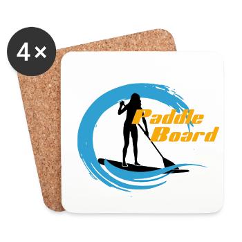 Paddle - Coasters (set of 4) - white - Front