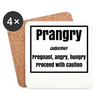 Mother Pregnancy Pregnant Statement Family - Coasters (set of 4) - white - Front