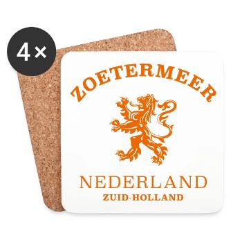 ZOETERMEER Niederlande, Pays-Bas - Dessous de verre (lot de 4) - blanc - Devant