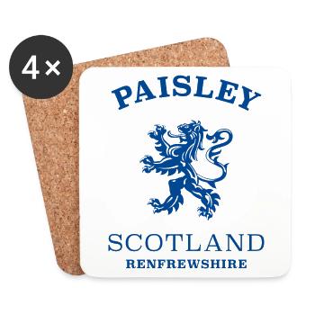 PAISLEY Schottland Scotland - Untersetzer (4er-Set) - Weiß - Vorne