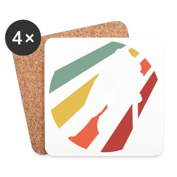 Eishockey - Coasters (set of 4) - white - Front