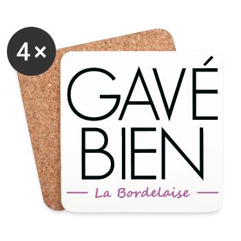 Gavé Bien La Bordelaise - Dessous de verre (lot de 4) - blanc - Devant