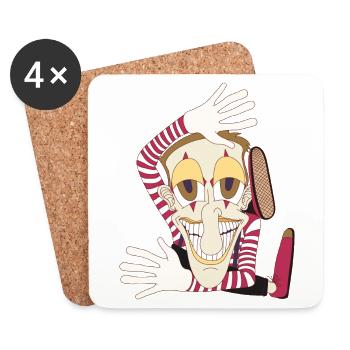 MADE A PICTURE - Coasters (set of 4) - white - Front