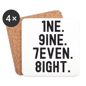 Vintage 1978 - Coasters (set of 4) - white - Front
