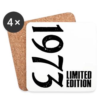 Vintage 1973 - Untersetzer (4er-Set) - Weiß - Vorne