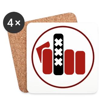 020FY - Coasters (set of 4) - white - Front