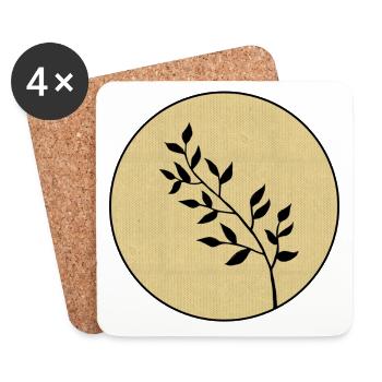Branch - Coasters (set of 4) - white - Front