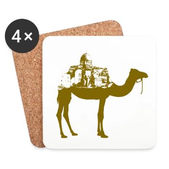 Jamal AL-Mahamel - Coasters (set of 4) - white - Front
