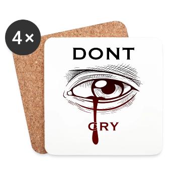 Of which cry - Coasters (set of 4) - white - Front