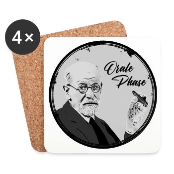 Oral phase - Coasters (set of 4) - white - Front