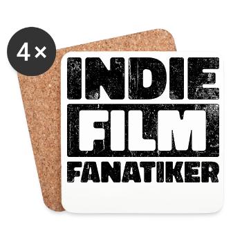 Cineast Serien Theater Movies Kino Statement Filme - Untersetzer (4er-Set) - Weiß - Vorne